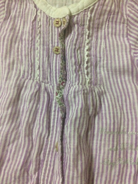 Đầm bé gái vải xô