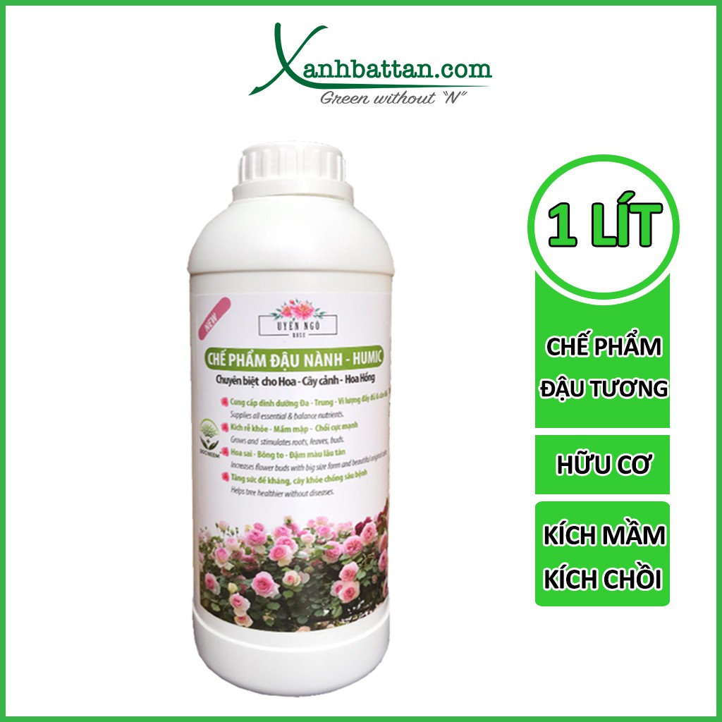 Phân Bón Đậu Tương (Đậu Nành) Trứng Chuối Chín Humic Lên Men Kích Chồi Tua Tủa, Mập Mầm, Hoa Chuẩn Phom