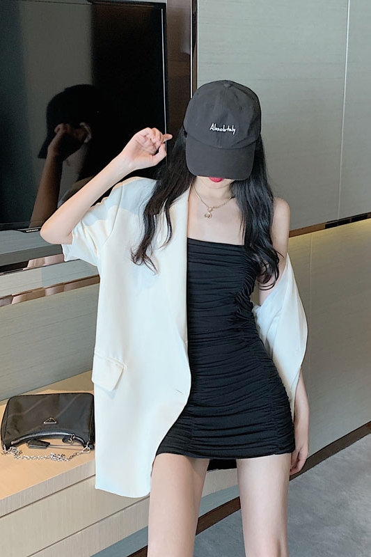 Bộ Đầm Ôm Dáng + Áo Khoác Xinh Xắn Dành Cho Nữ 2021 | BigBuy360 - bigbuy360.vn