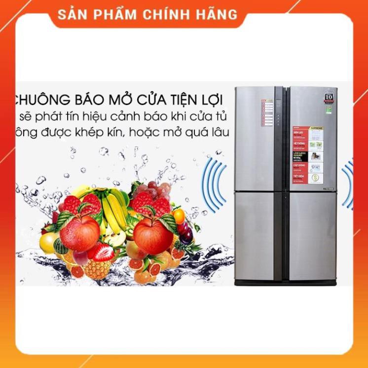 [FREE SHIP] SJ-FX631V-SL | SJ-FX630V-ST , Tủ lạnh 4 cửa Sharp Inverter 626 lít (Hàng chính hãng - BH 12 tháng) BM