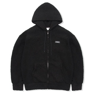 ÁO KHOÁC HOODIE ZIP LÔNG NAM NỮ CÓ MŨ RỘNG UNISEX MÀU ĐEN FUNKY