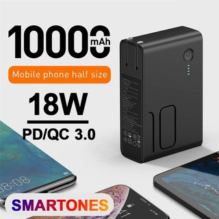 Pin dự phòng Baseus tích hợp chân sạc dung lượng 10000mAh chuẩn PD3.0, QC3.0 công suất 18W cho điện thoại,Tablet