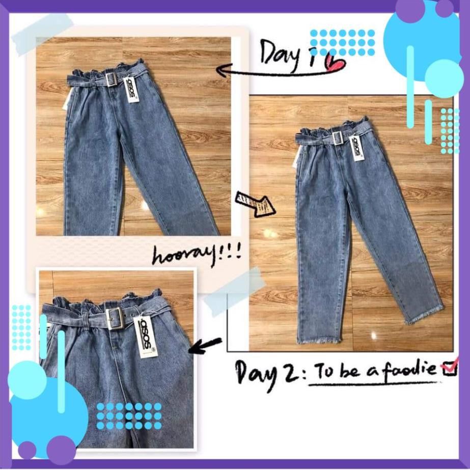 QUẦN JEAN NỮ BAGGY CÓ KÈM DÂY LƯNG CỰC ĐẸP 2895