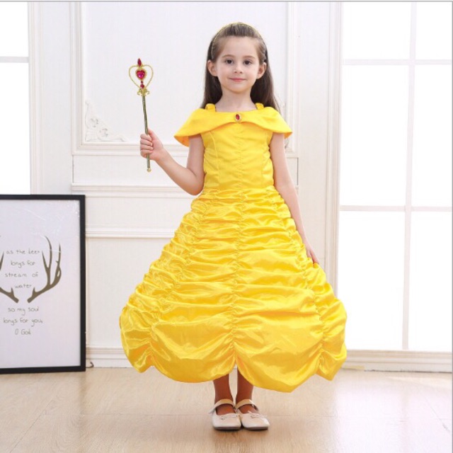 HM0230 - Đầm công chúa Belle phim Người đẹp và Quái vật