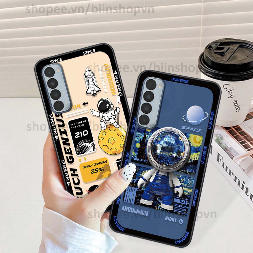 Ốp Oppo Reno4 /  Reno4 Pro / Reno 4 phi hành gia vũ trụ space.x siêu đẹp, thời trang
