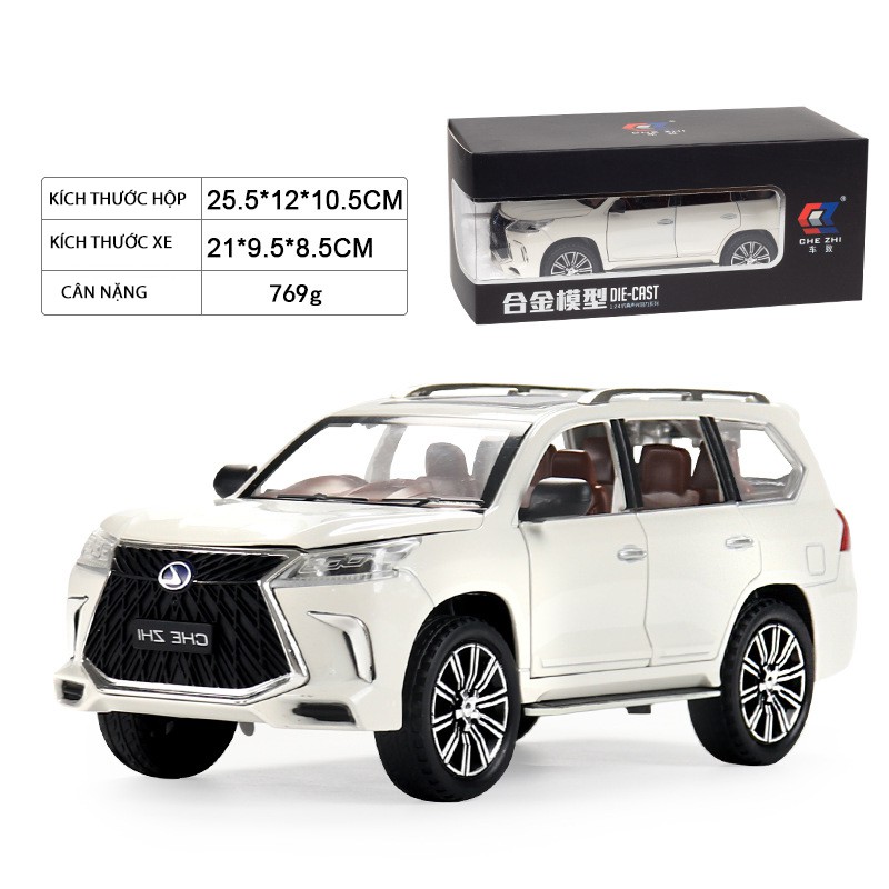 Xe Mô Hình Lexus LX570 Tỉ Lệ 1:24 Hãng CheZhi