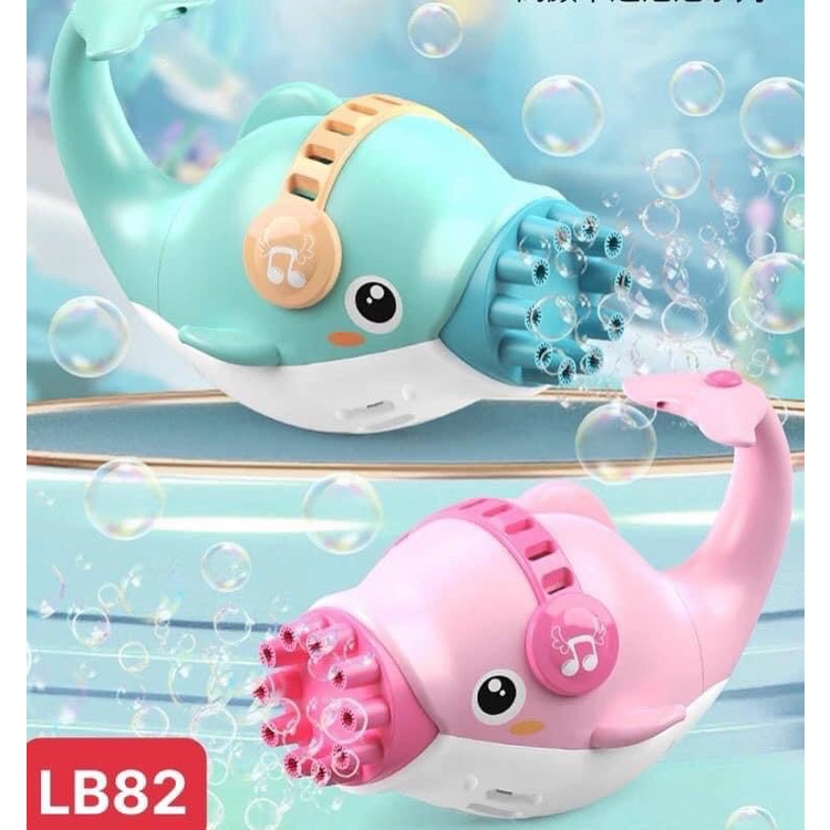 SÚNG BẮN BONG BÓNG ĐỒ CHƠI HÌNH CÁ HEO CHO BÉ VÀ GIA ĐÌNH