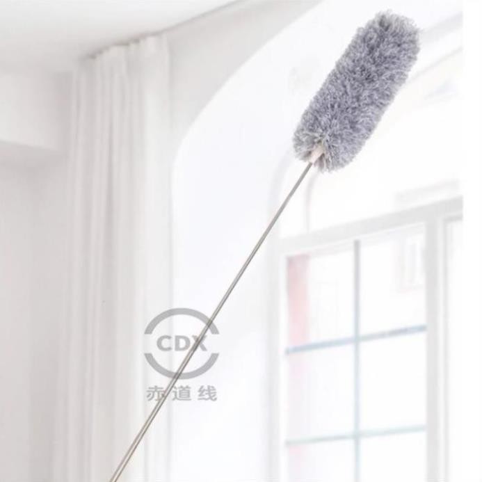 Chổi Inox Cán Dài Quét Trần Nhà Gấp Gọn