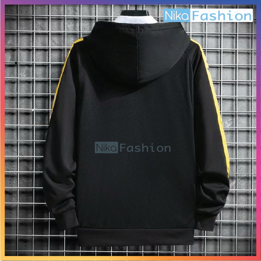 Nikafashion Áo Hoodie Nón Unisex Nam Nữ Chất Vải Nỉ Freesize 1 kích cỡ Form Dáng Rộng Dưới 65kg Mặc Đẹp N.F