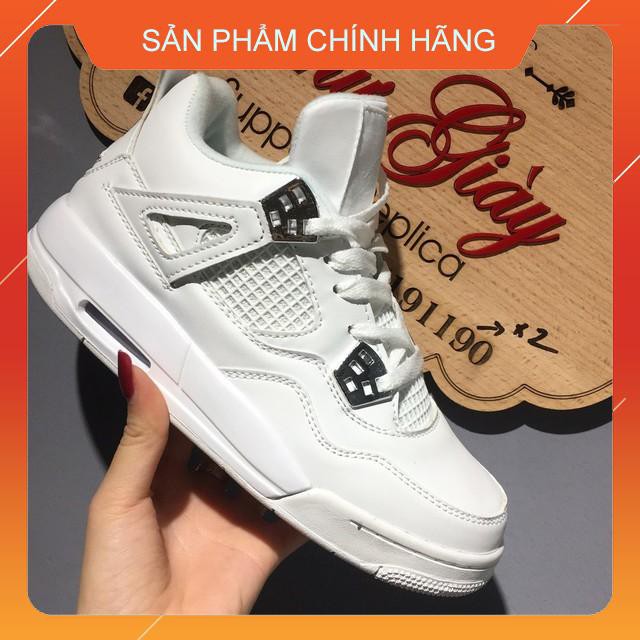 Giày thể thao- Giày jodan 4 trắng full