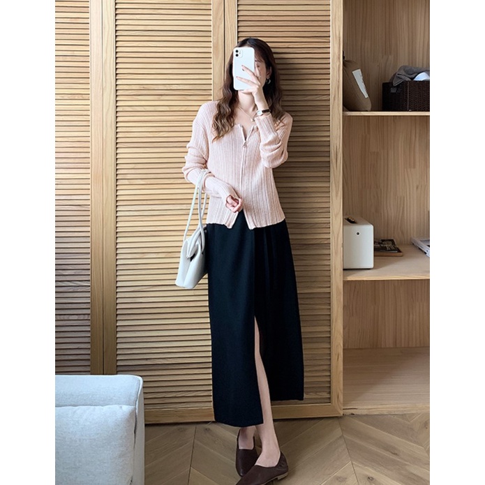 Áo khoác cardigan dệt kim phong cách Hàn Quốc 3 màu lựa chọn cho nữ | BigBuy360 - bigbuy360.vn