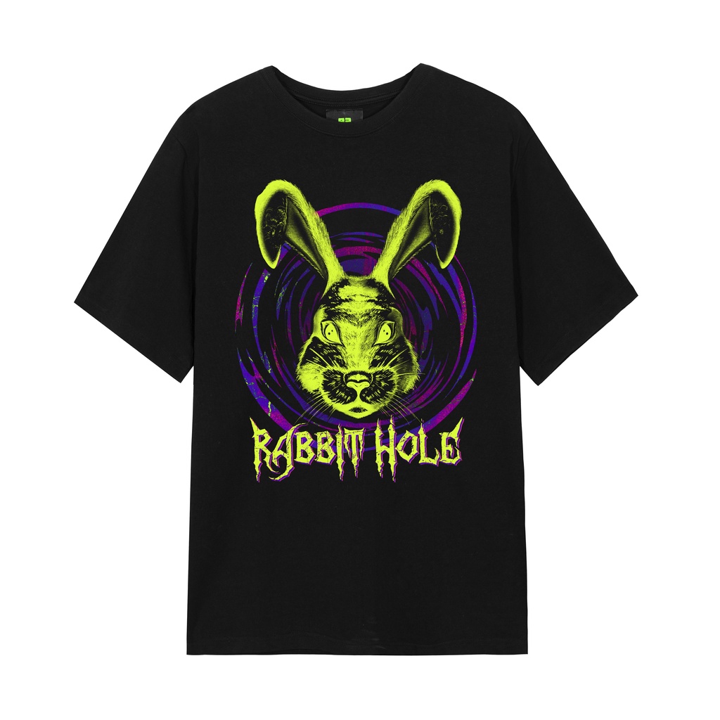 Áo Thun Unisex rabbit hole 100% cotton xuất khẩu siêu xịn (bảo hành 1 đổi 1, giặt máy thoải mái)