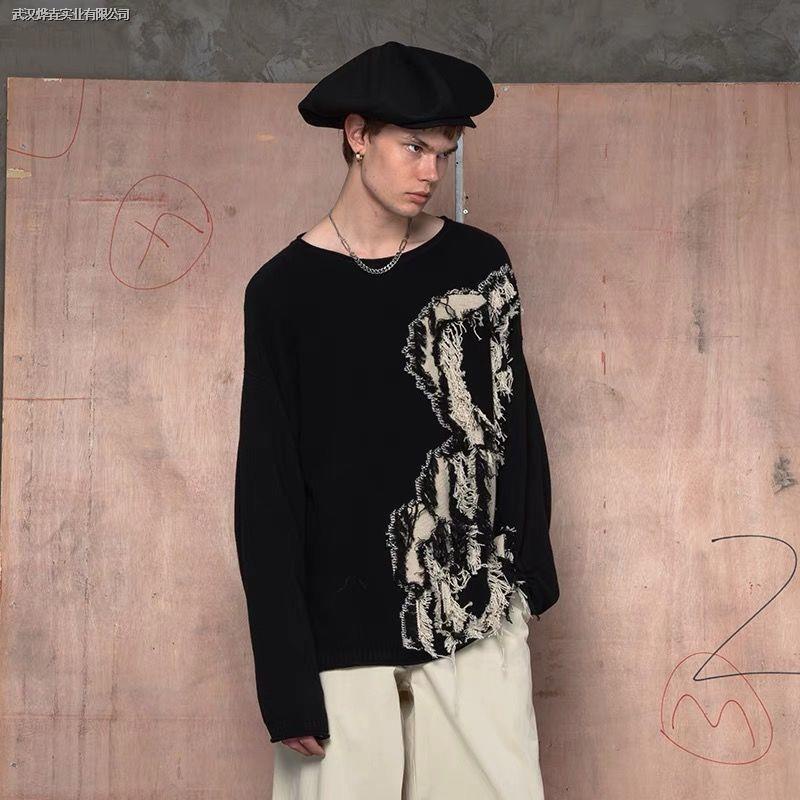 Áo sweater cổ tròn phong cách thu đông Hàn Quốc 2021