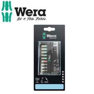 Bộ đầu vít thép không gỉ Bit-Check 10 Stainless 1 SB Wera 05073630001