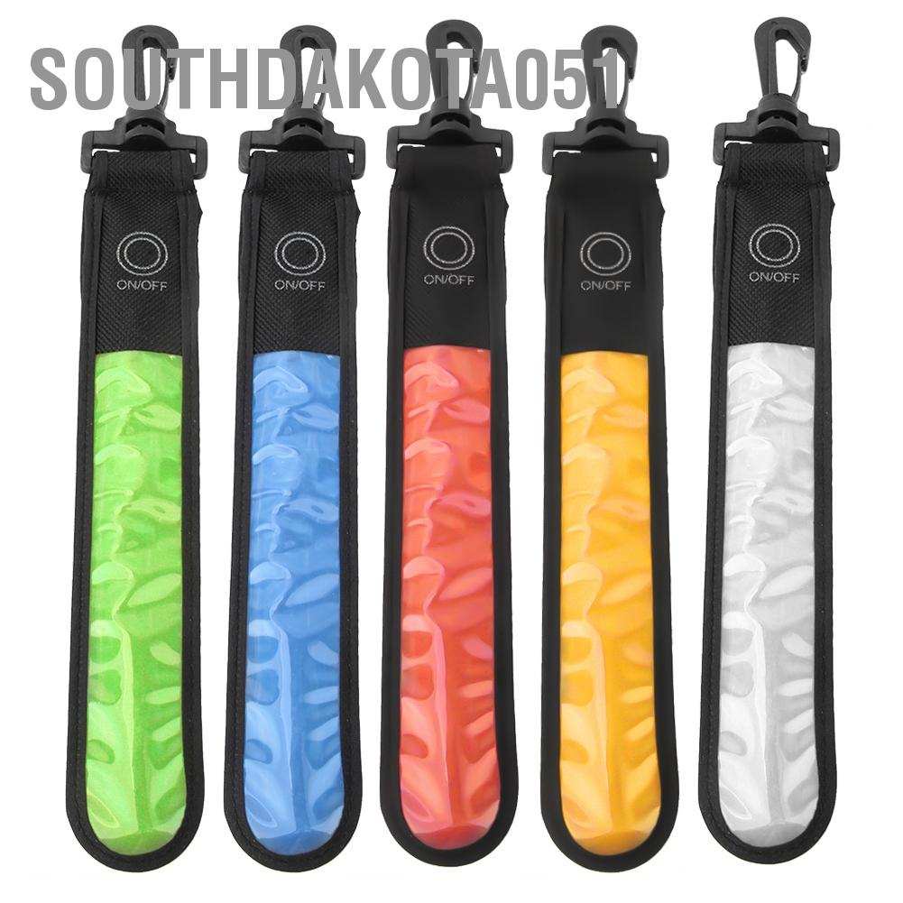 Hàng HOT Đèn LED Cảnh Báo An Toàn Đeo Cánh Tay/Balo Phản Quang Đa Màu Sắc Khi Chơi Thể Thao Ngoài Trời chuyền sọc phản chiếu LED ban đêm【Southdakota051】