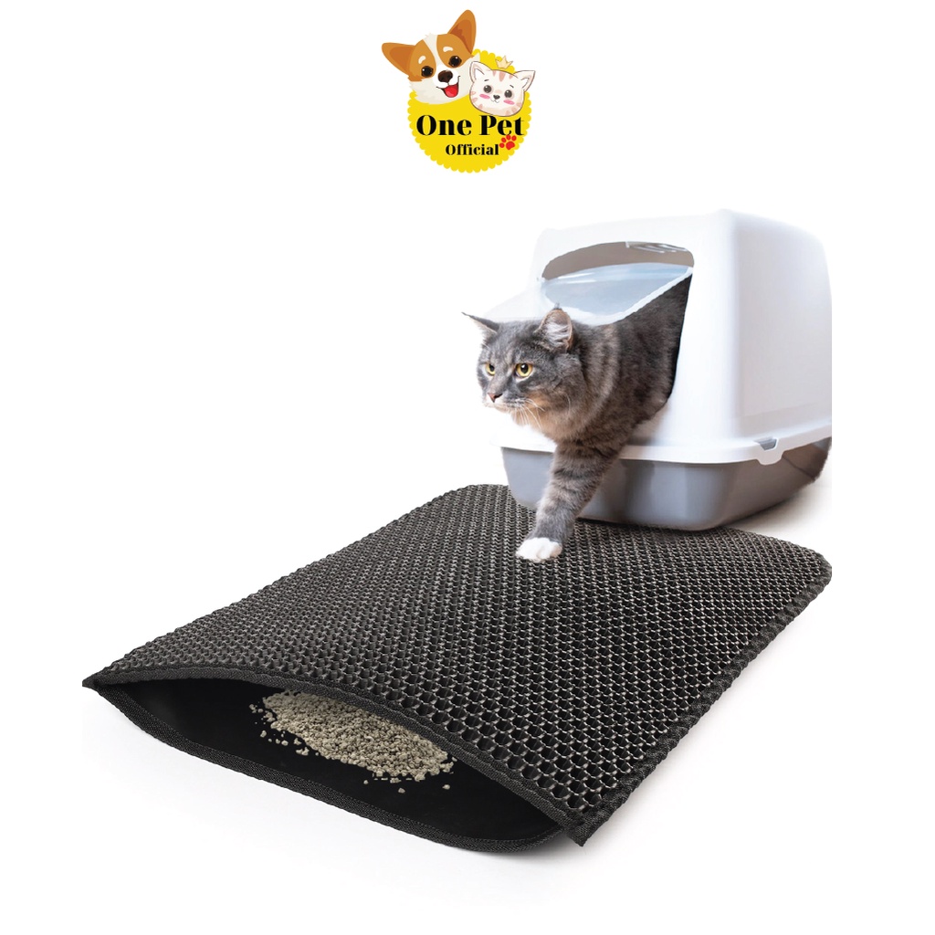 Thảm hứng cát vệ sinh cho Mèo, chống văng cát dễ dọn dẹp - One Pet Shop