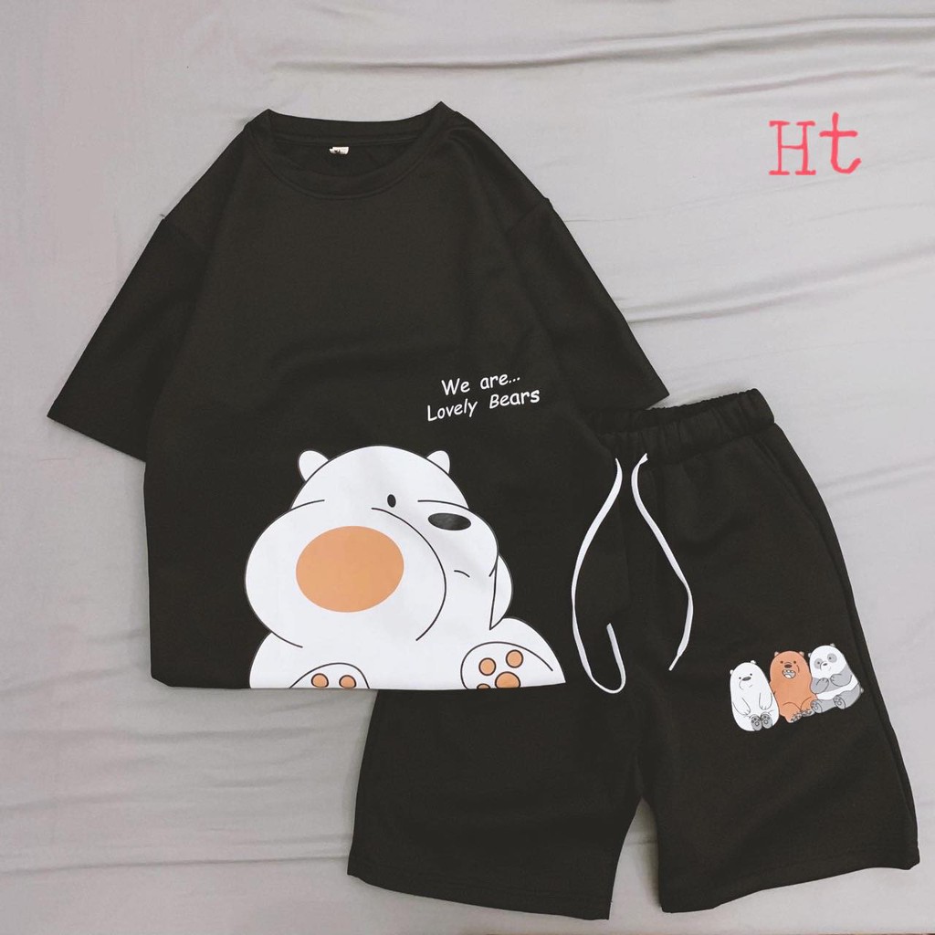 Bộ gấu Trắng má phính tixi H2Y008
