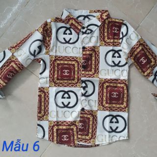 Áo Sơ mi lụa bé trai và gái