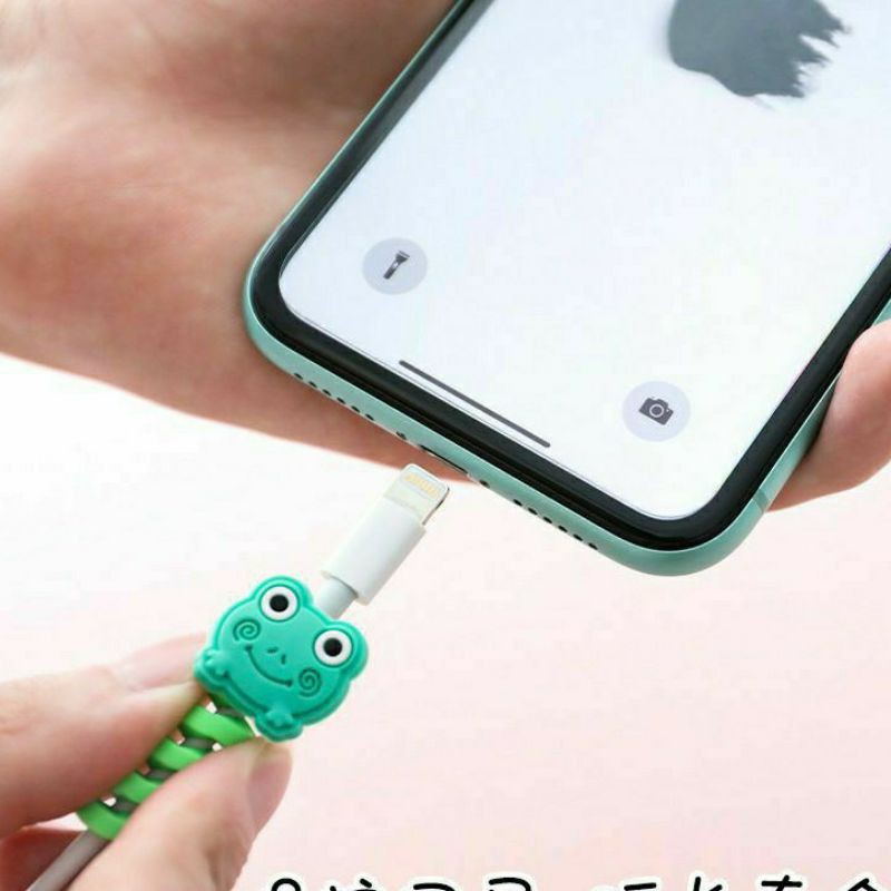 Phụ kiện bảo vệ Cáp sạc, Tai nghe Hình xoắn ốc dễ thương | BigBuy360 - bigbuy360.vn