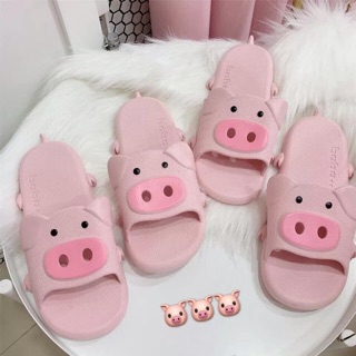 Dép Heo Cute Màu Hồng Phấn