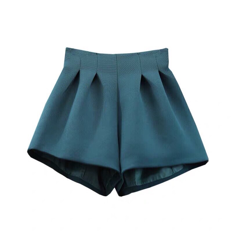 Quần shorts cạp cao , quần shorts ống xoè hàng Quảng Châu