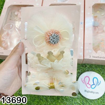 SET 3 TURBAN SIÊU ĐÁNG YÊU CHO BÉ - BIGBABY SHOP
