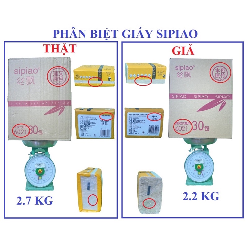 Giấy ăn gấu trúc SIPAO Hàng chính hãng thùng 30 gói (nội địa trung)