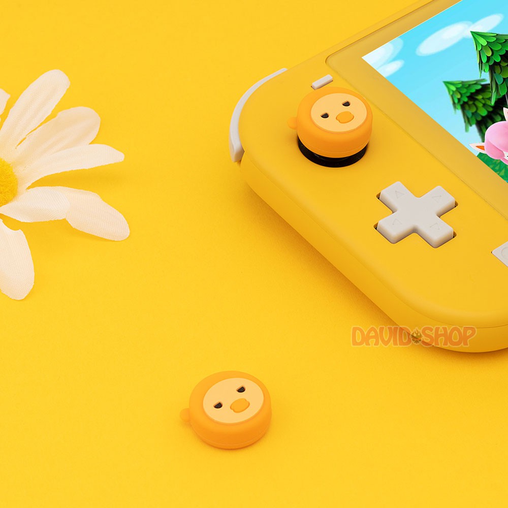 Núm bọc analog Thỏ &amp; Vịt hãng Geekshare cho Joy-Con - Nintendo Switch / Nintendo Switch Lite