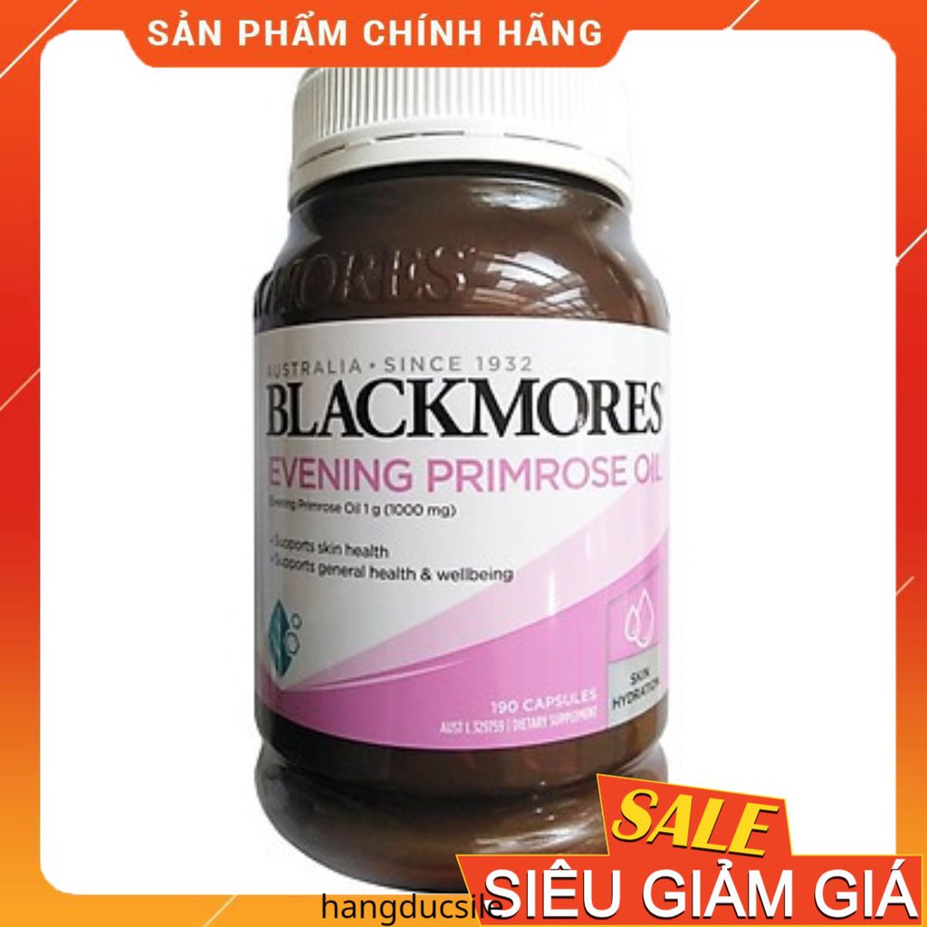 [SĂN SALE BILL ÚC] Viên uống Tinh dầu Hoa Anh Thảo [Date 04/2022] Blackmores Evening Úc 190v cân bằng nội tiết tố nữ