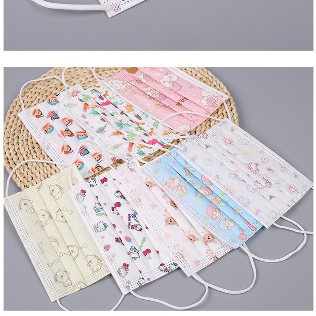 Khẩu trang y tế cho bé kháng khuẩn 3 lớp cho trẻ em sơ sinh đến 12 tuổi (Set 10 chiếc) SAKIDO | BigBuy360 - bigbuy360.vn