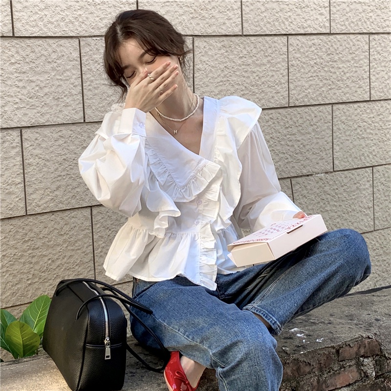 Áo Kiểu Dáng Rộng Phối Ren Thời Trang Mùa Hè Dễ Phối Đồ Dành Cho Nữ