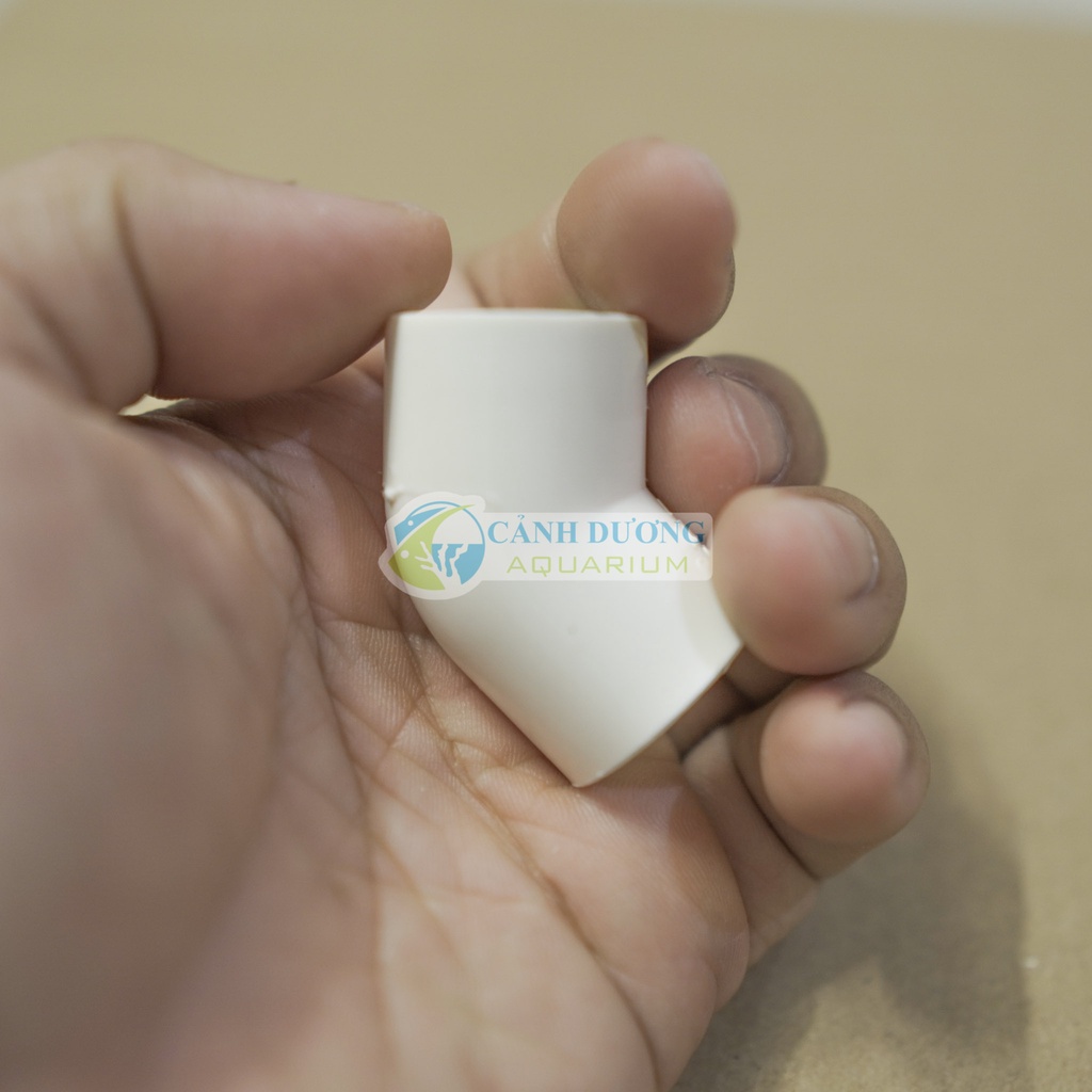 Co góc U-PVC 45 độ  Phi 32-25-20 chuyên dùng cho hồ cá