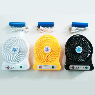  Quạt mini tích điện để bàn + có kèm dây cắm USB  Bsp17