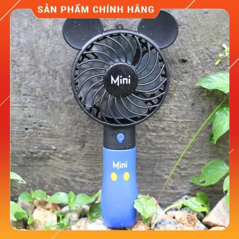 Quạt Sạc Usb Mini Cầm Tay Hình Chuột Mickey Minnie -dc4139