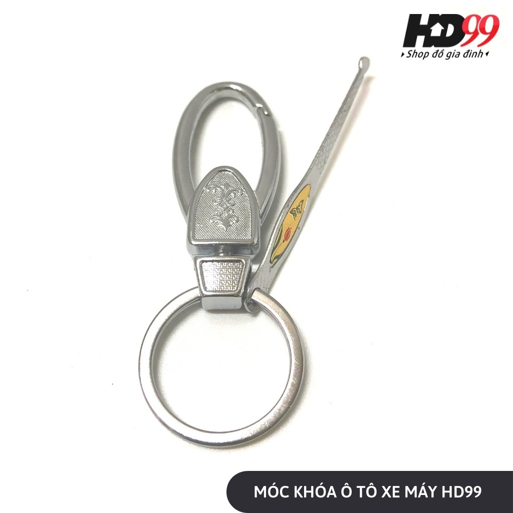 [RẺ VÔ ĐỊCH] Móc Khóa Xe Máy Inox Có Móc Tai  Chỉ 9K