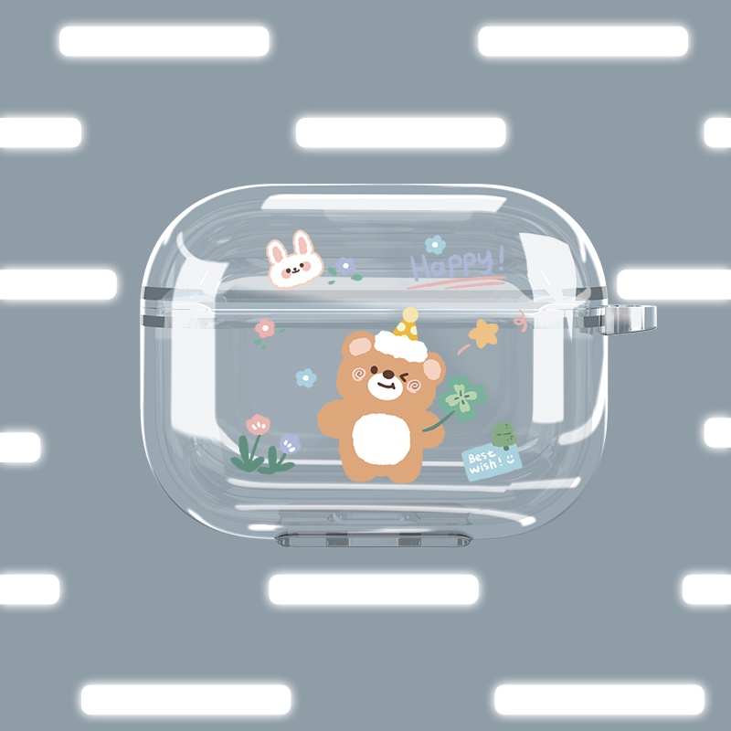 Vỏ Bọc Silicone In Họa Tiết Hoạt Hình Dành Cho Hộp Sạc Tai Nghe airpods 1 2 airpods2 gen 3 4 gen2 3