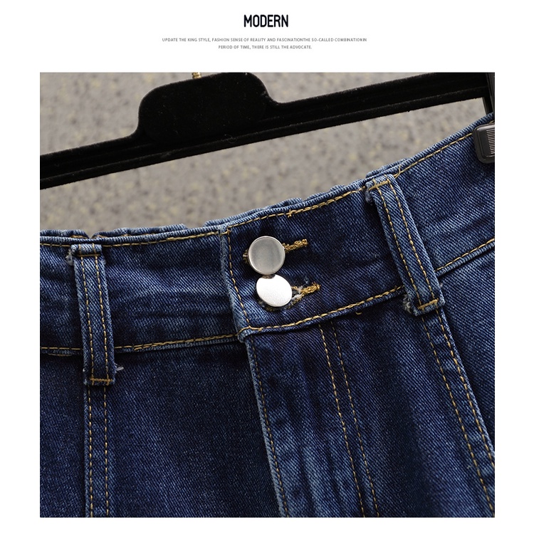 C1231K Chân váy jean xoè nữ hè cho người mập hàng nhập