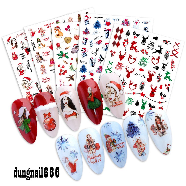 Sticker giáng sinh,noel nhiều mẫu