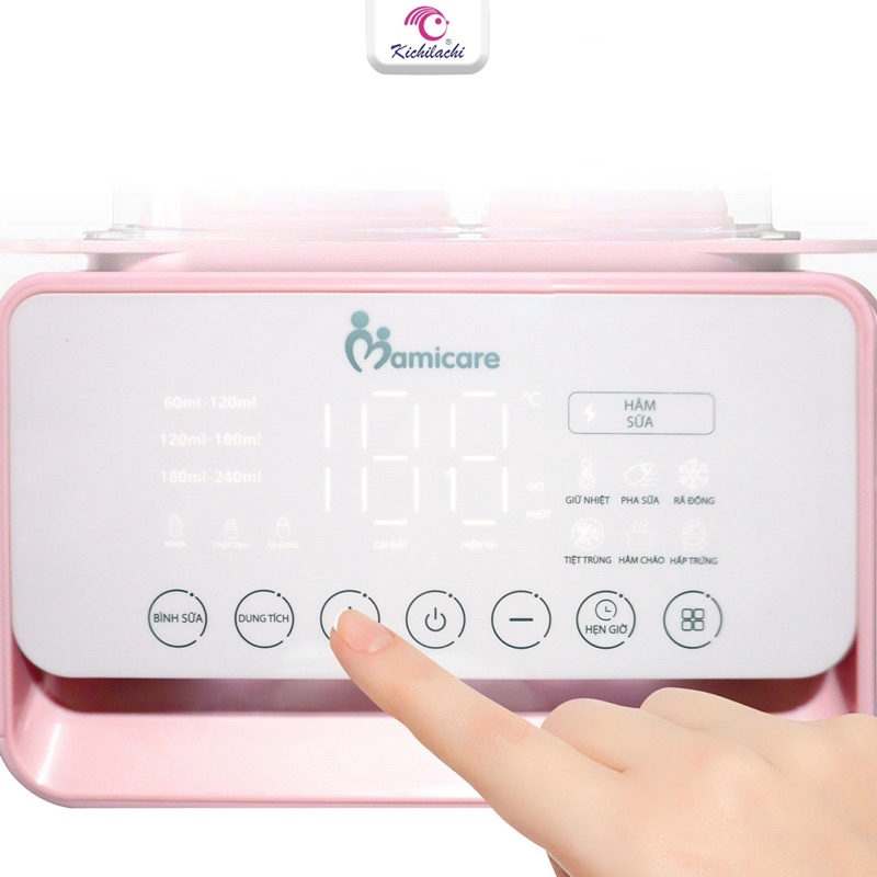 Máy Hâm Sữa Tiệt Trùng Bằng Hơi Nước Mamicare - Mc2002 Rã Đông Và Làm Ấm Sữa Siêu Nhanh