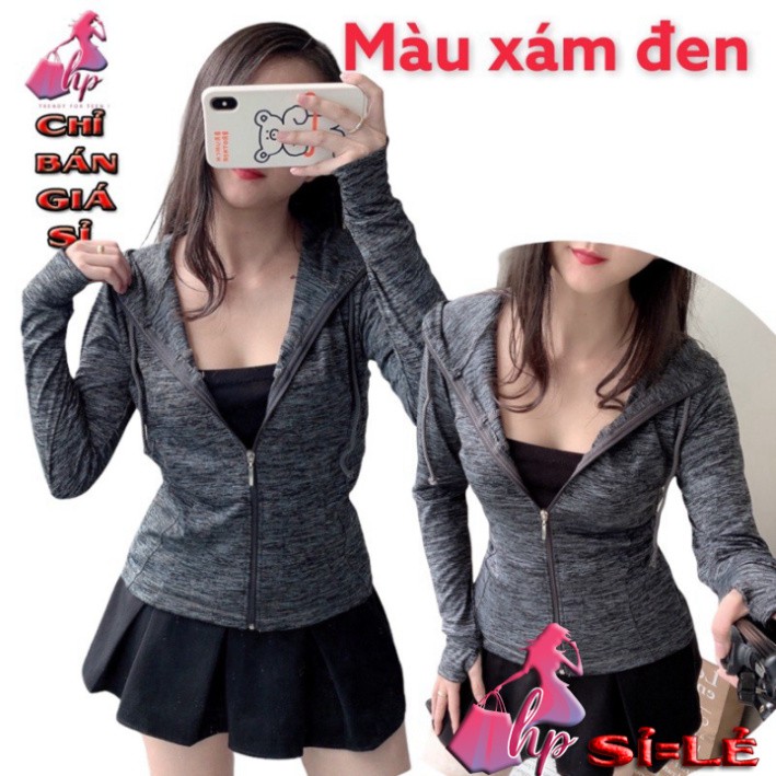 Bán Giá Sỉ áo khoác thun nữ ôm body form dài vải thun dệt lạnh mỏng nhẹ mịn mát cao cấp mẫu đẹp