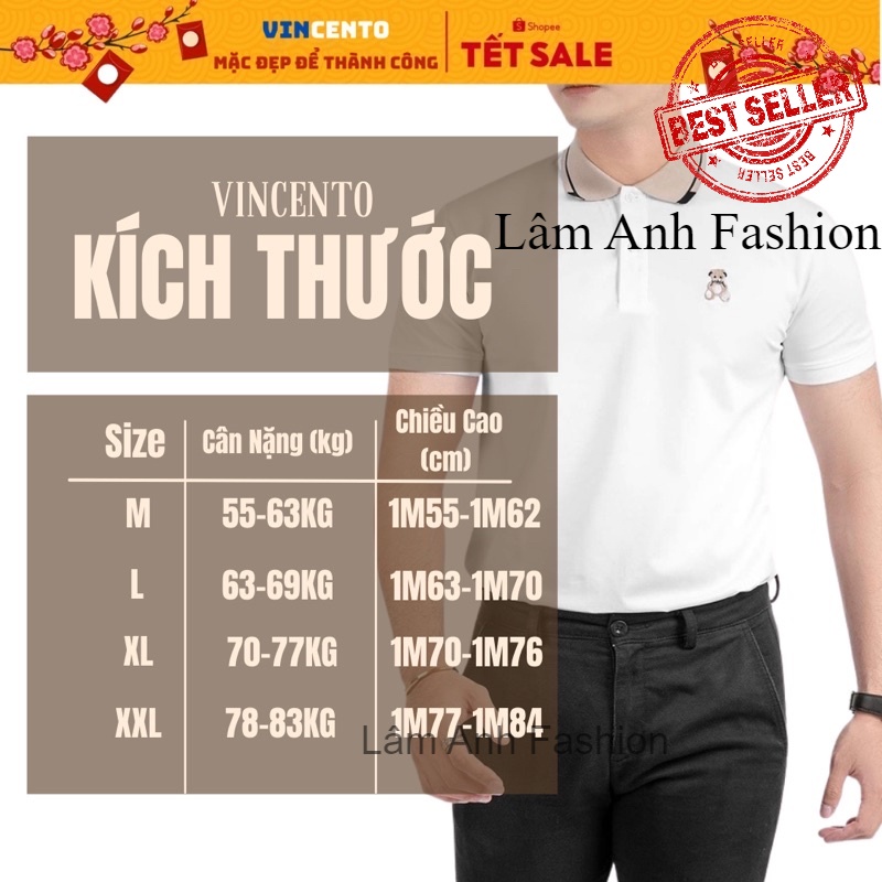 Áo Thun Nam Có Cổ Tay Ngắn Vải Cá Sấu, Chất Premium Cotton Thấm Hút Cực Tốt [ Hàng VNXK ] | WebRaoVat - webraovat.net.vn