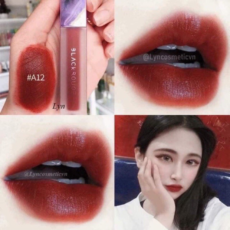 Son Black Rouge A12 ,Đỏ Nâu Trầm