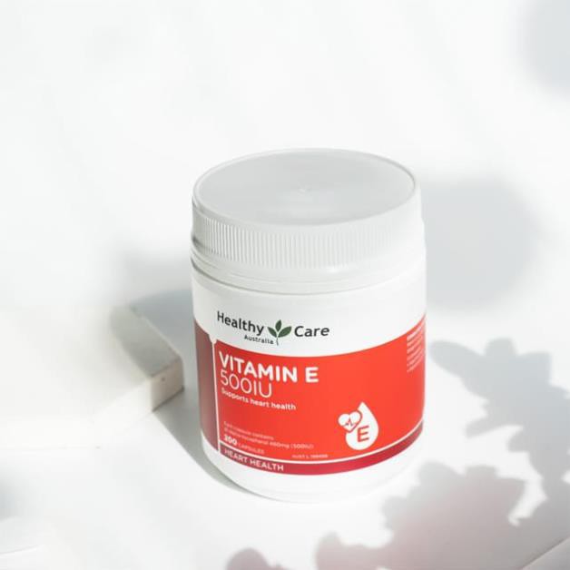 Viên Uống Đẹp Da Vitamin E Healthy Care 500IU 200 viên - Úc | Thế Giới Skin Care