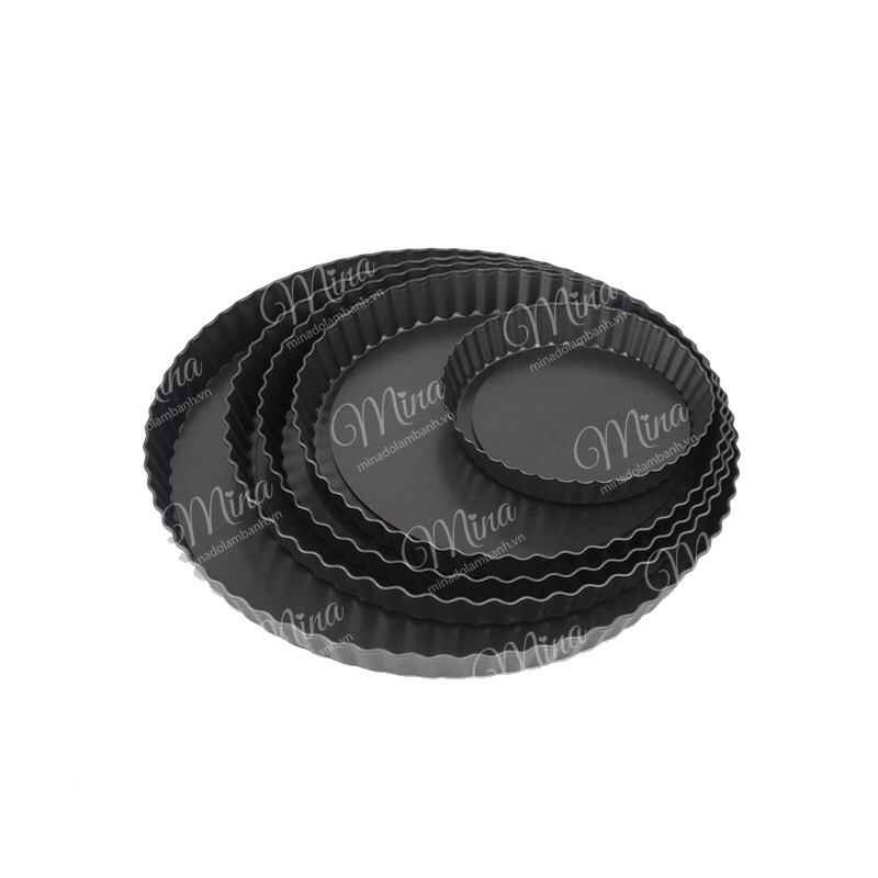 Khuôn Tart Tròn Chống Dính nhiều cỡ
