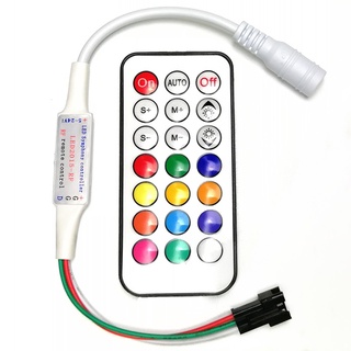 Bộ điều khiển đèn led mini 3pin dc5-24v cho ws2812b ws2811 ws2812 led pixel