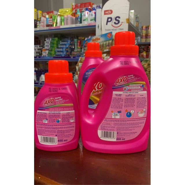 Nước Tẩy Quần Áo Màu AXO 400ml/800ml date mới .