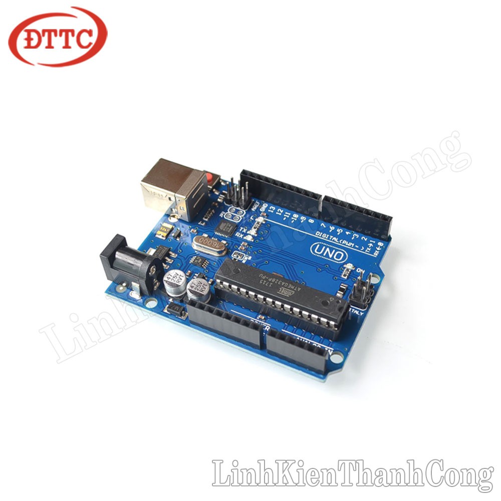 Kit Arduino Uno R3 Chíp Cắm Atmega328P + Cáp USB