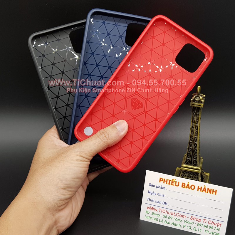 Ốp Lưng Google Pixel 4 Dẻo Kẻ Sọc Thẳng Chống Sốc