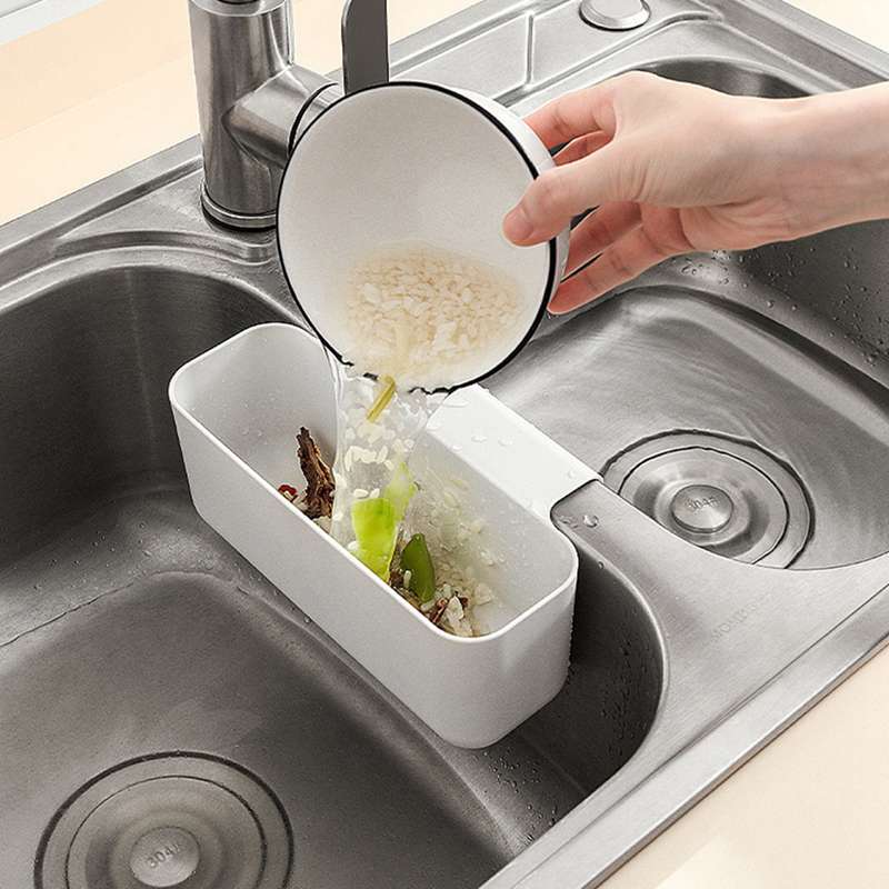 Rổ Nhựa Thoát Nước Treo Bồn Rửa Nhà Bếp Tiện Dụng