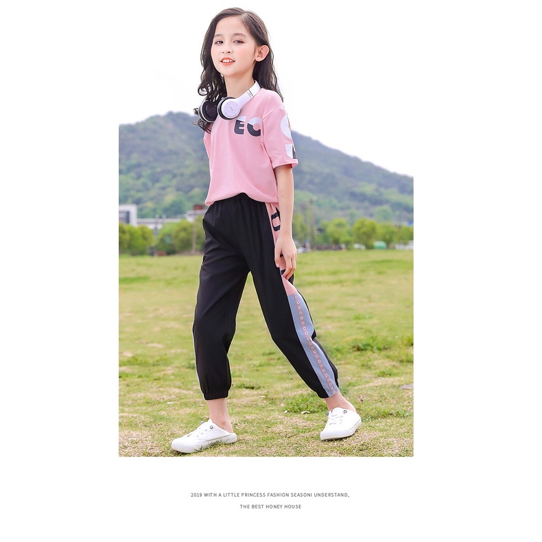 Set bộ quần áo dành cho bé gái 18-45kg mẫu EO. thiết kế cá tính, đường may kỹ. MA08.